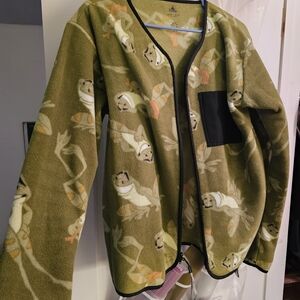 Disney Green and Orange Fleece Blanket